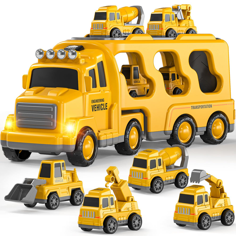 DULONIME gift-worthy construction truck set for birthdays and holidays.