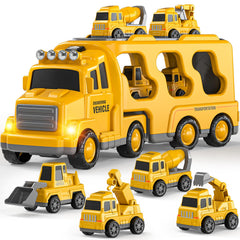 DULONIME gift-worthy construction truck set for birthdays and holidays.