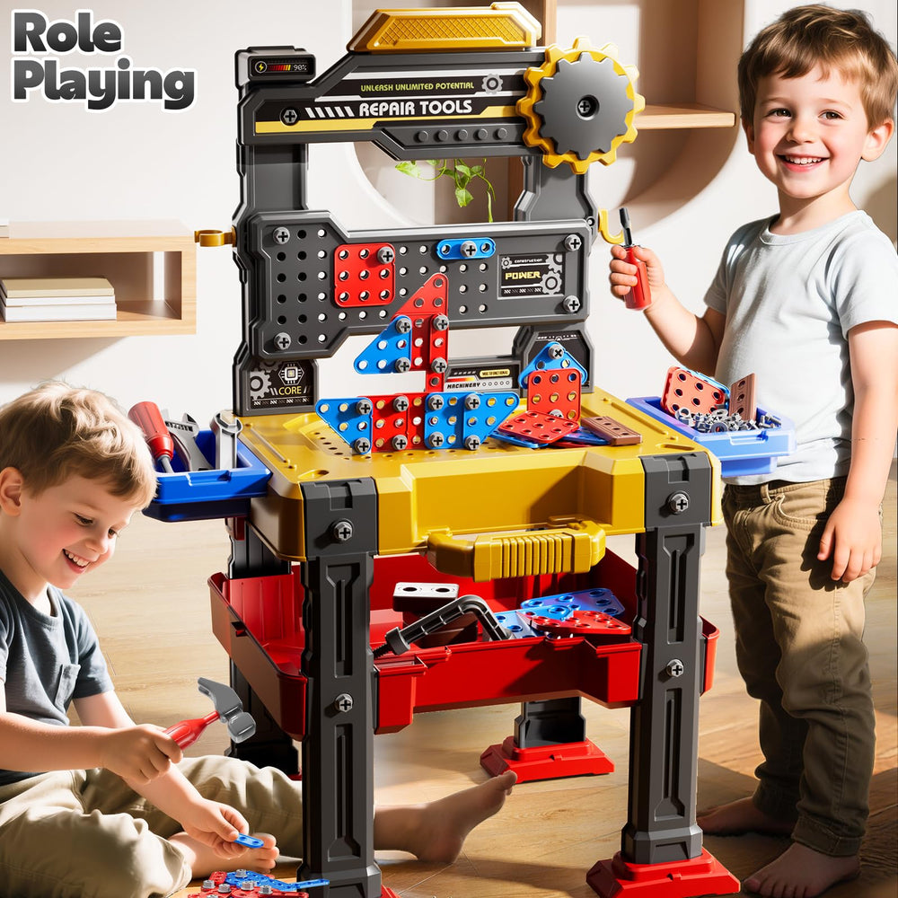 DULONIME plastic hand tools promote safe pretend play and creative problem solving