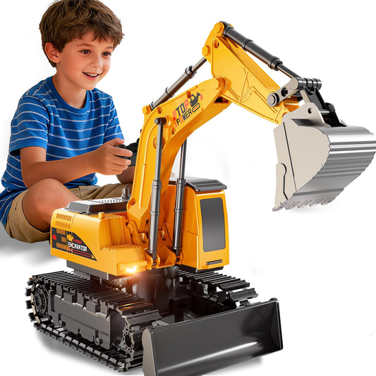 DULONIME remote control excavator arm dig for precise digging during play.