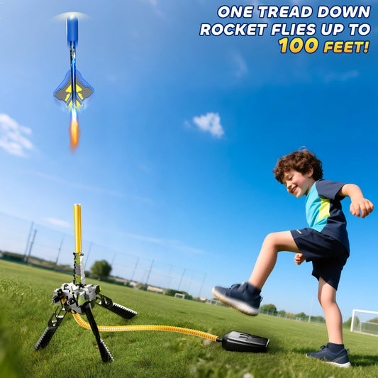 DULONIME Tank launcher ready for quick launches with kids.