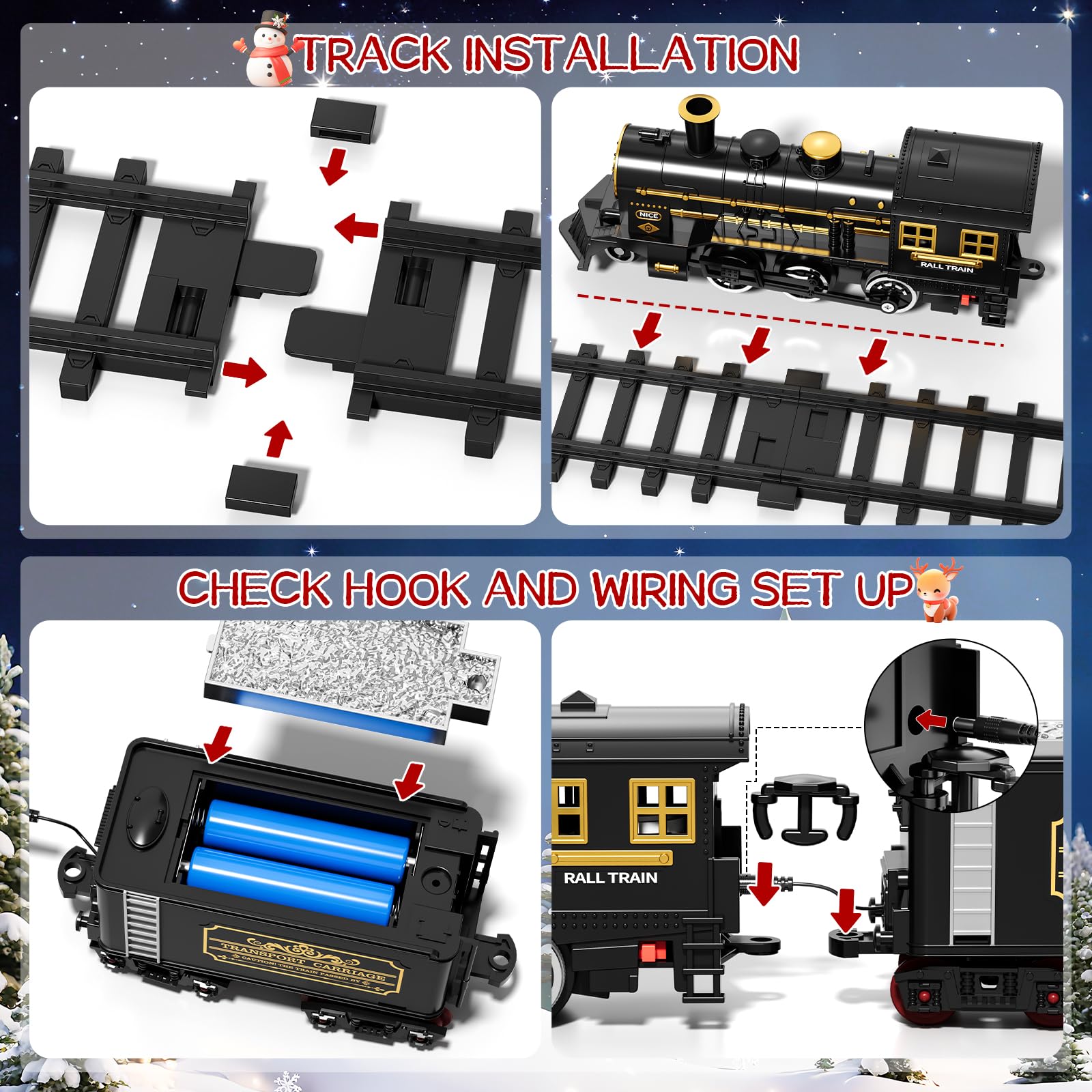 DULONIME 12 curved tracks create looping layouts for beginners.