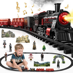 DULONIME Christmas-tree train creates festive decor and interactive storytelling
