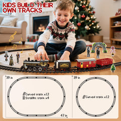 DULONIME train features bright light and cheerful sound to enhance play.