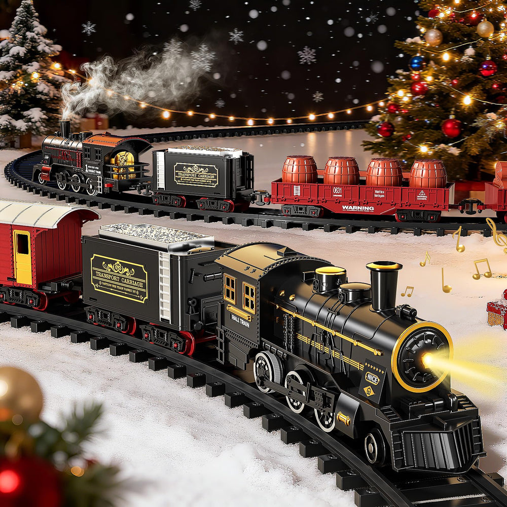DULONIME train set track-layout assembly encourages kid-driven problem solving
