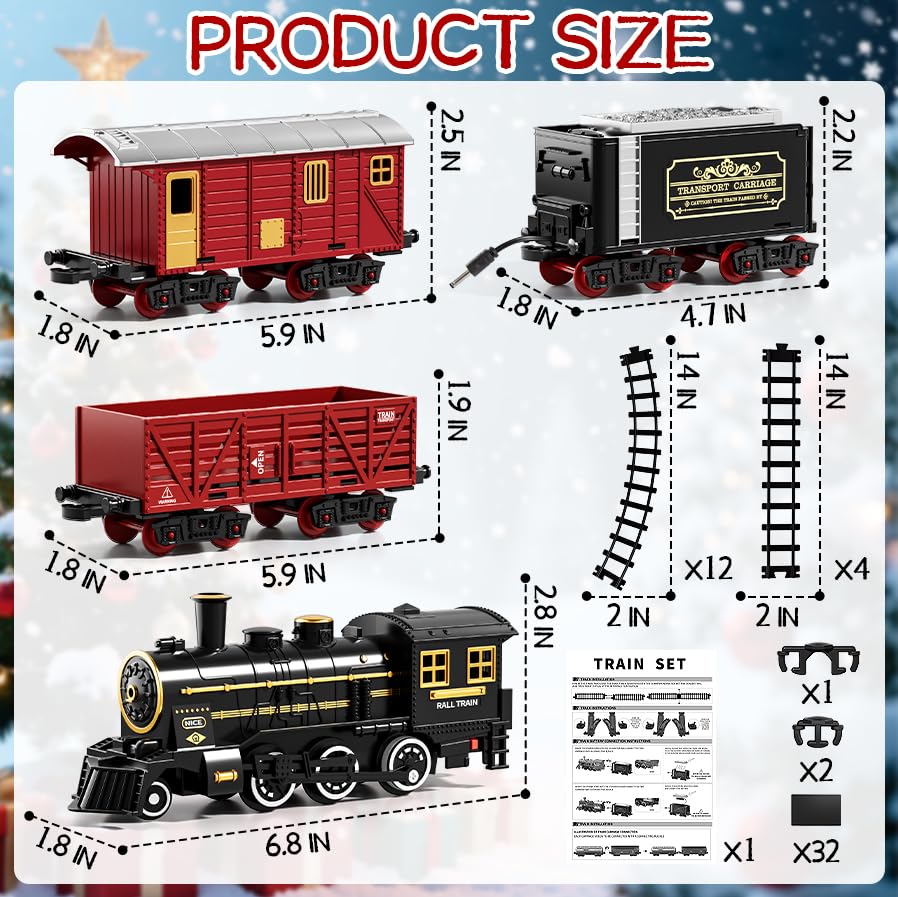 DULONIME train set straight track for stable oval or figure-eight layouts