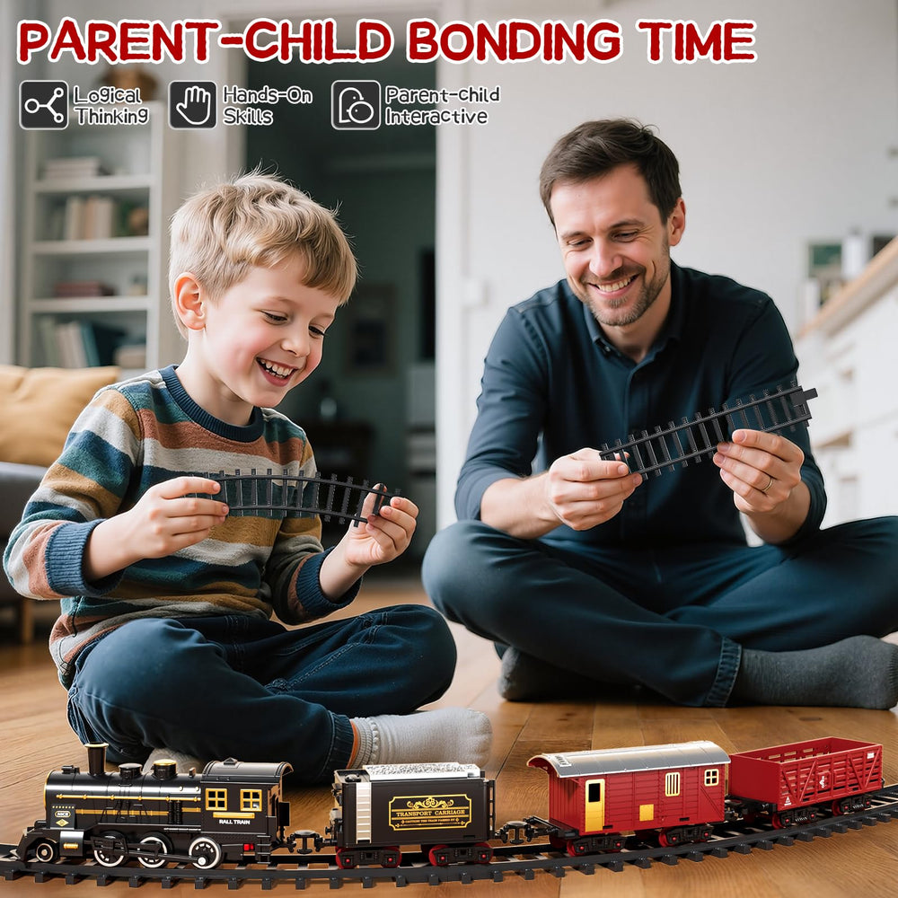 DULONIME train set transport carriage supports multi-car configurations