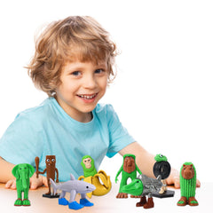 DUMPOP Bombardiro Crocodilo figure; collectible toy for display cases.
