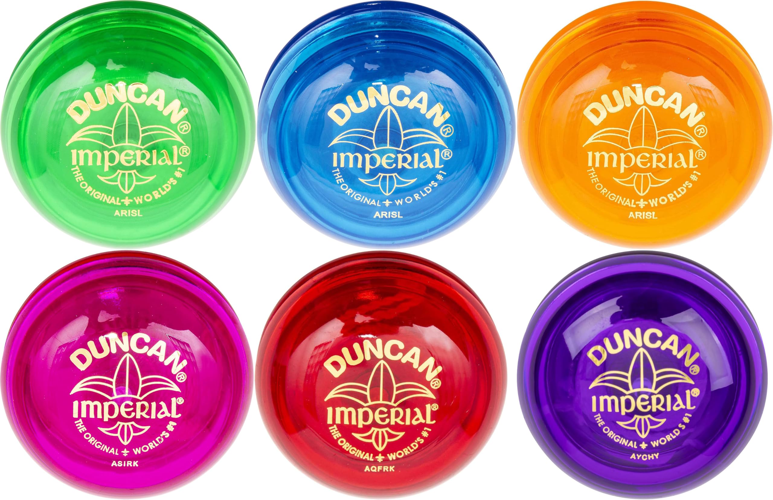 Duncan Imperial Yo-Yo orange color close-up for beginner spins and smooth throws.