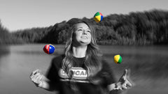 Duncan juggling balls offer easy grip and minimal bounce for smoother routines.