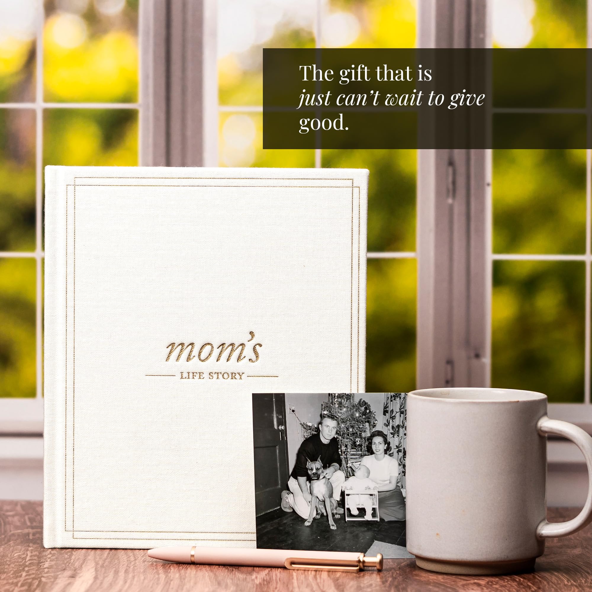 DUNCAN & STONE MOM STORY JOURNAL gift-ready presentation for moms.