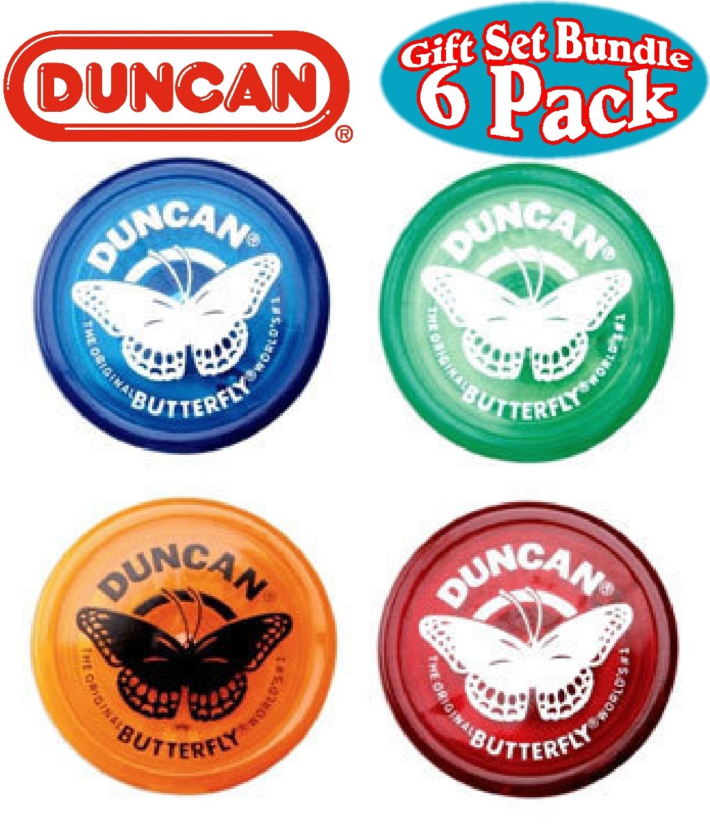 Duncan Butterfly Yo-Yo with assorted colors for beginner spins.