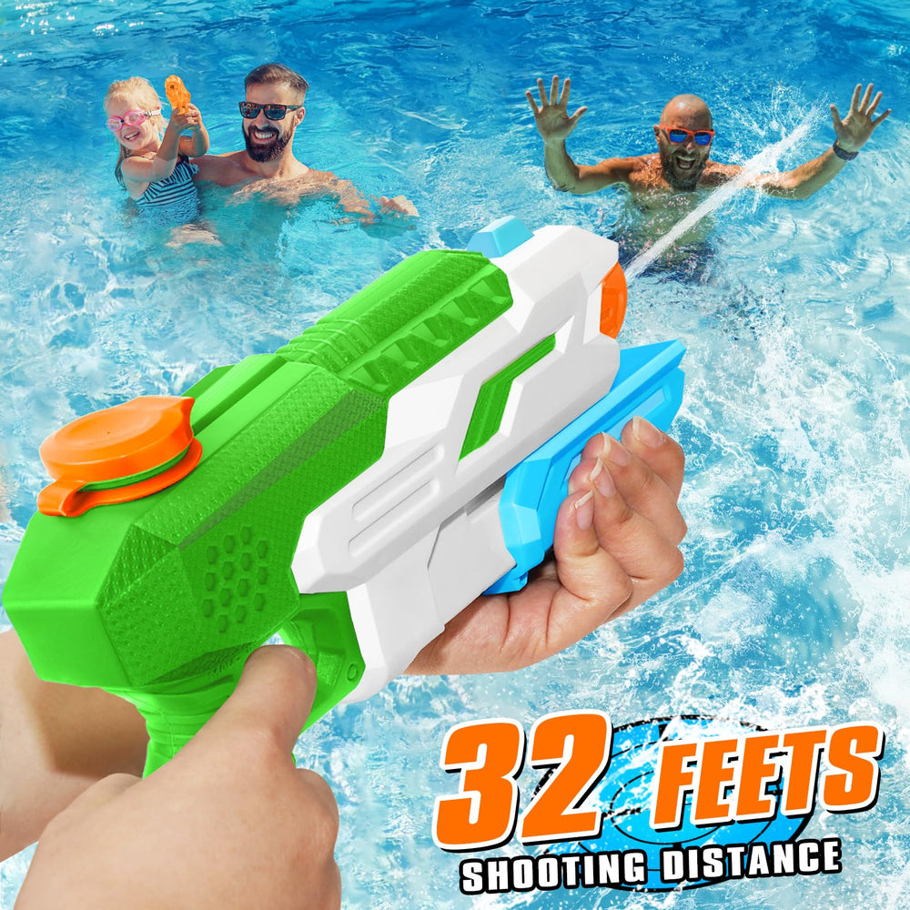DUNEMEI six colorful water guns ready for group battles.