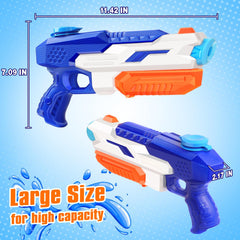 DUNEMEI water gun pumping action delivering long-range water stream.