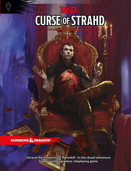 Dungeons & Dragons Curse of Strahd: Castle Ravenloft scene, ideal for an immersive gothic campaign setup