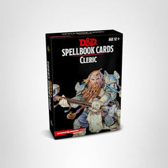 Dungeons & Dragons Spellbook Cleric Deck displays spell levels clearly for organized gameplay.