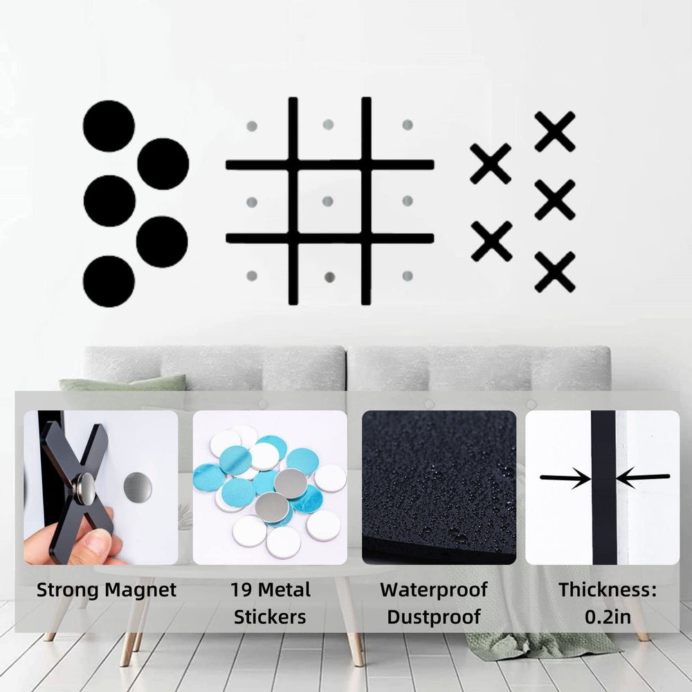 DUOLIYBC Tic Tac Toe wall decor enhances classroom play