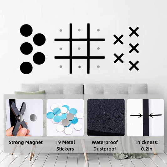 DUOLIYBC Tic Tac Toe wall decor enhances classroom play