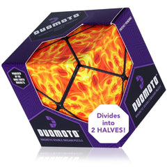 Duomoto Magnetic Transforming Cube in initial form for portable tactile exploration