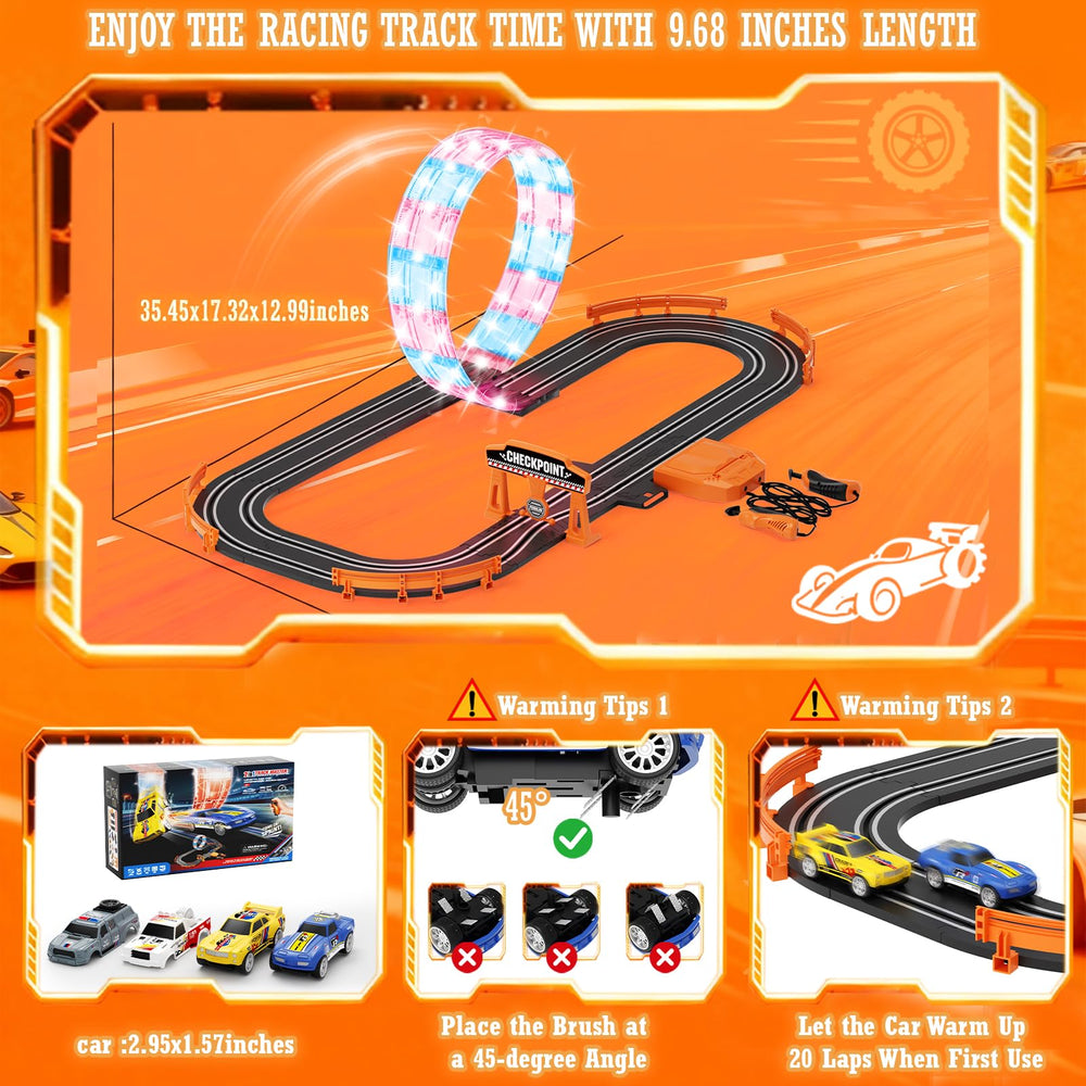 DUONIZAY 1:64 scale cars speeding on a track for authentic feel.
