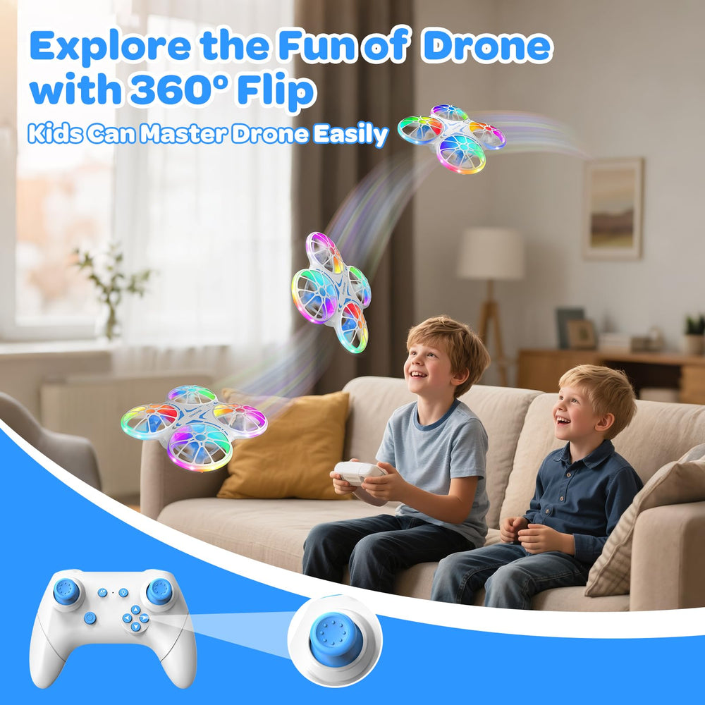 DUONIZAY mini drone with 2.4 GHz remote controller for stable control.