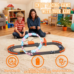 DUONIZAY magnet-backed chassis grip through tight turns on track.