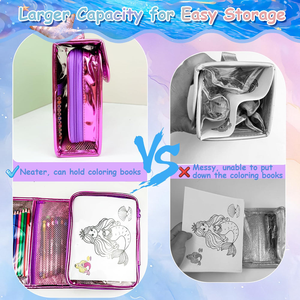 DUOROUBAO Twistable crayons designed for mess-free shading