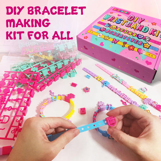 Dupamind friendship bracelet kit purple strap enables creative, mix-and-match designs