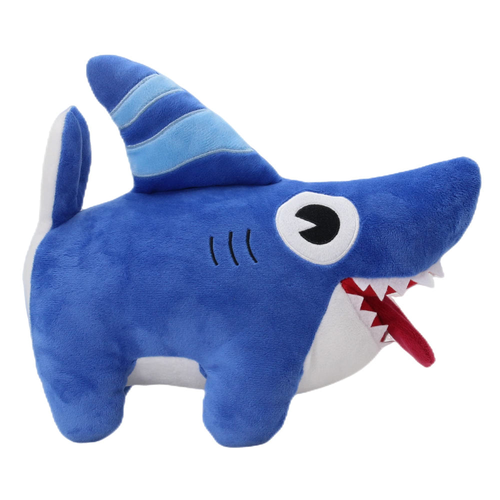 Dupuci 10inch shark dog plush gift-ready packaging.