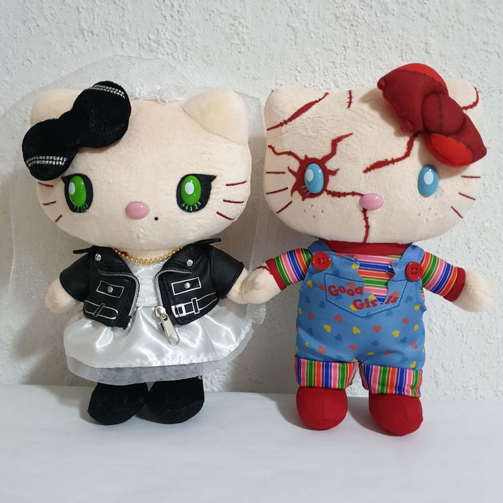 Product packaging image highlighting 2-piece set with Chucky and Tiffany.