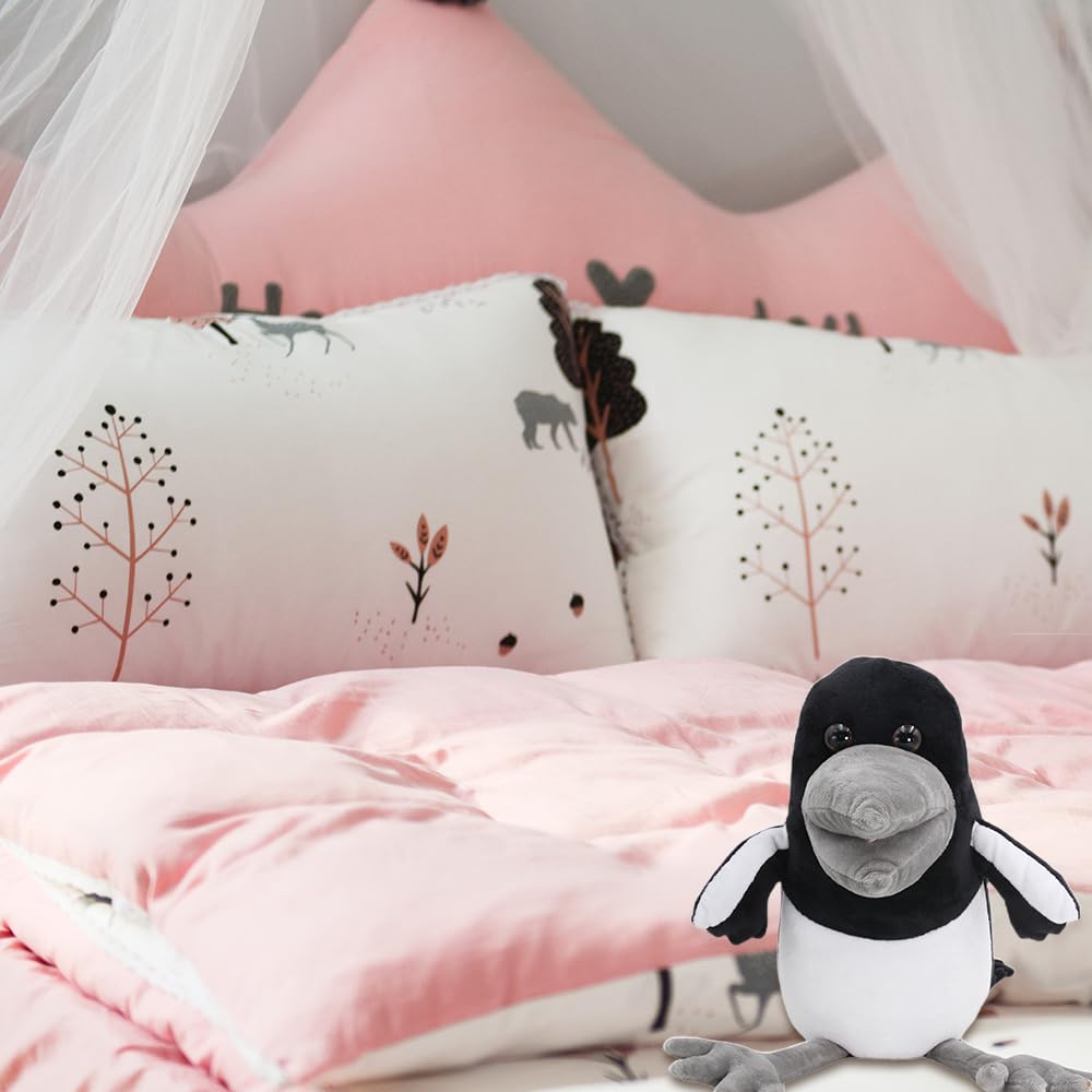 Dupuci Maggie Crow plush soft texture invites gentle touches.
