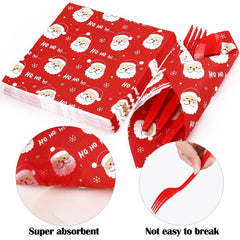 Durony 3-ply 6.5-inch napkins absorb spills with cheer.