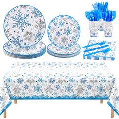 Durony snowflake 7-inch plate for festive dining and easy cleanup.