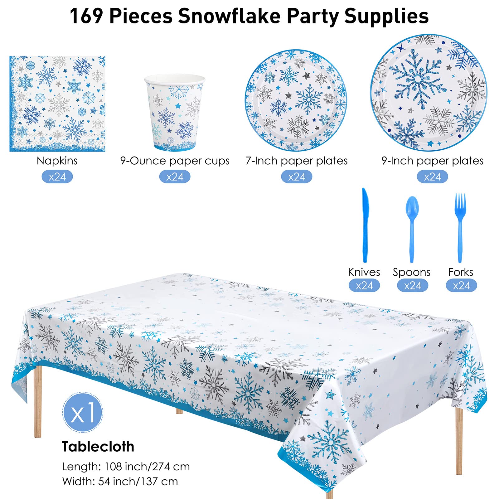 Durony snowflake 9oz cup keeps beverages mess-free during celebrations.