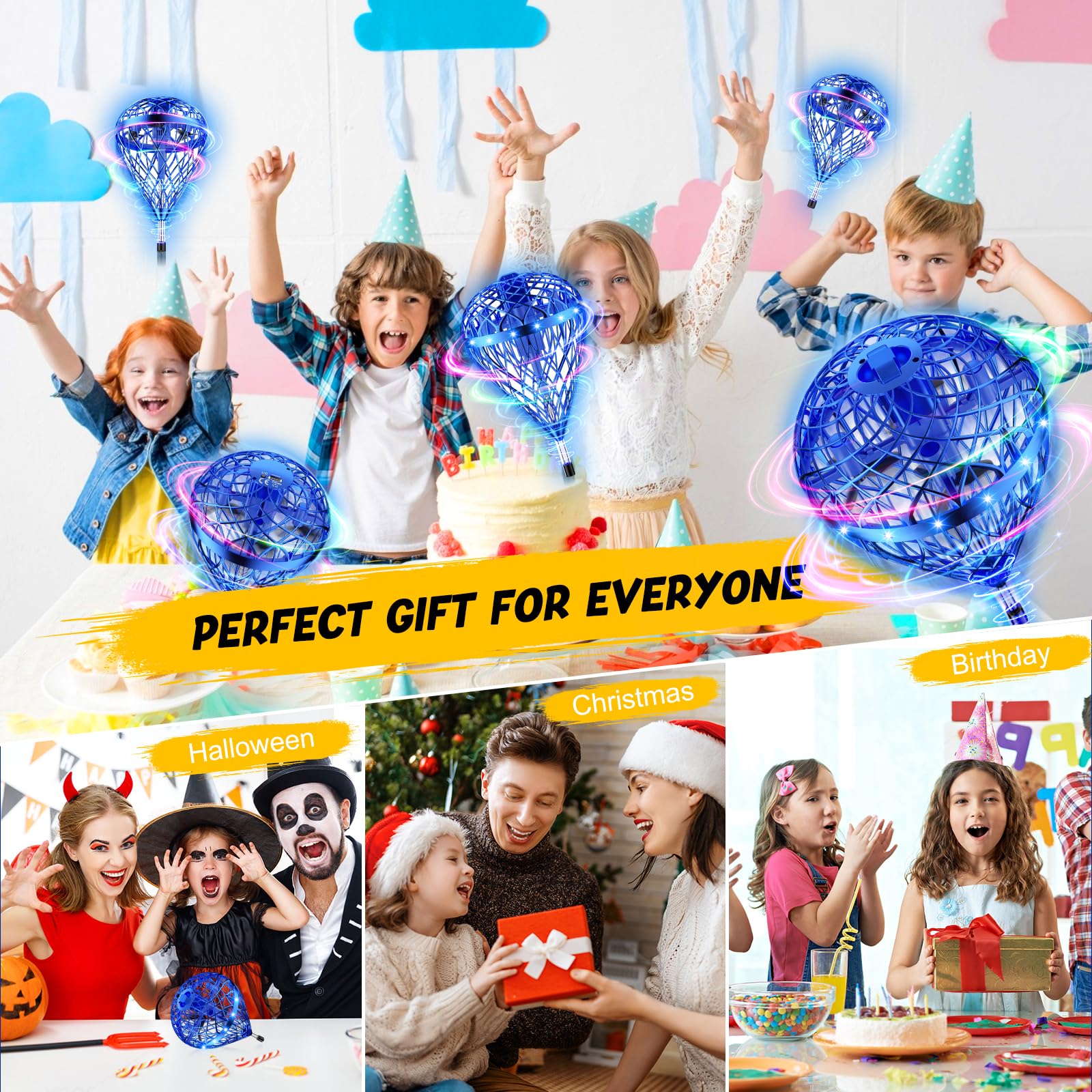 DUSFAN family fun in indoor and outdoor spaces with this small drone.