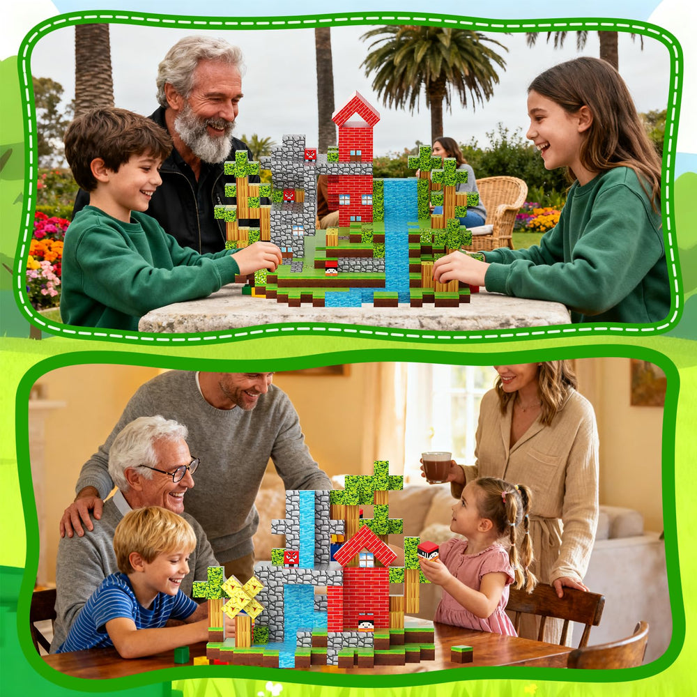 DUSH PACE safe ABS blocks with secure magnets support sturdy structures