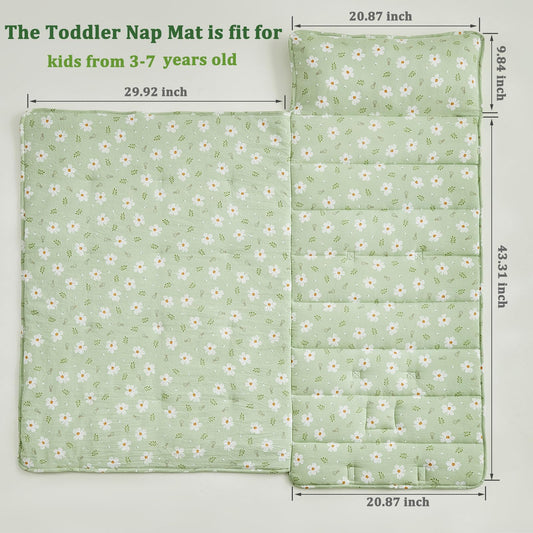 DuShow nap mat with pillow offers soft, breathable rest time comfort.