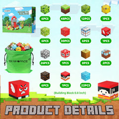 DUSH PACE magnetic tiles connect securely for durable creative play