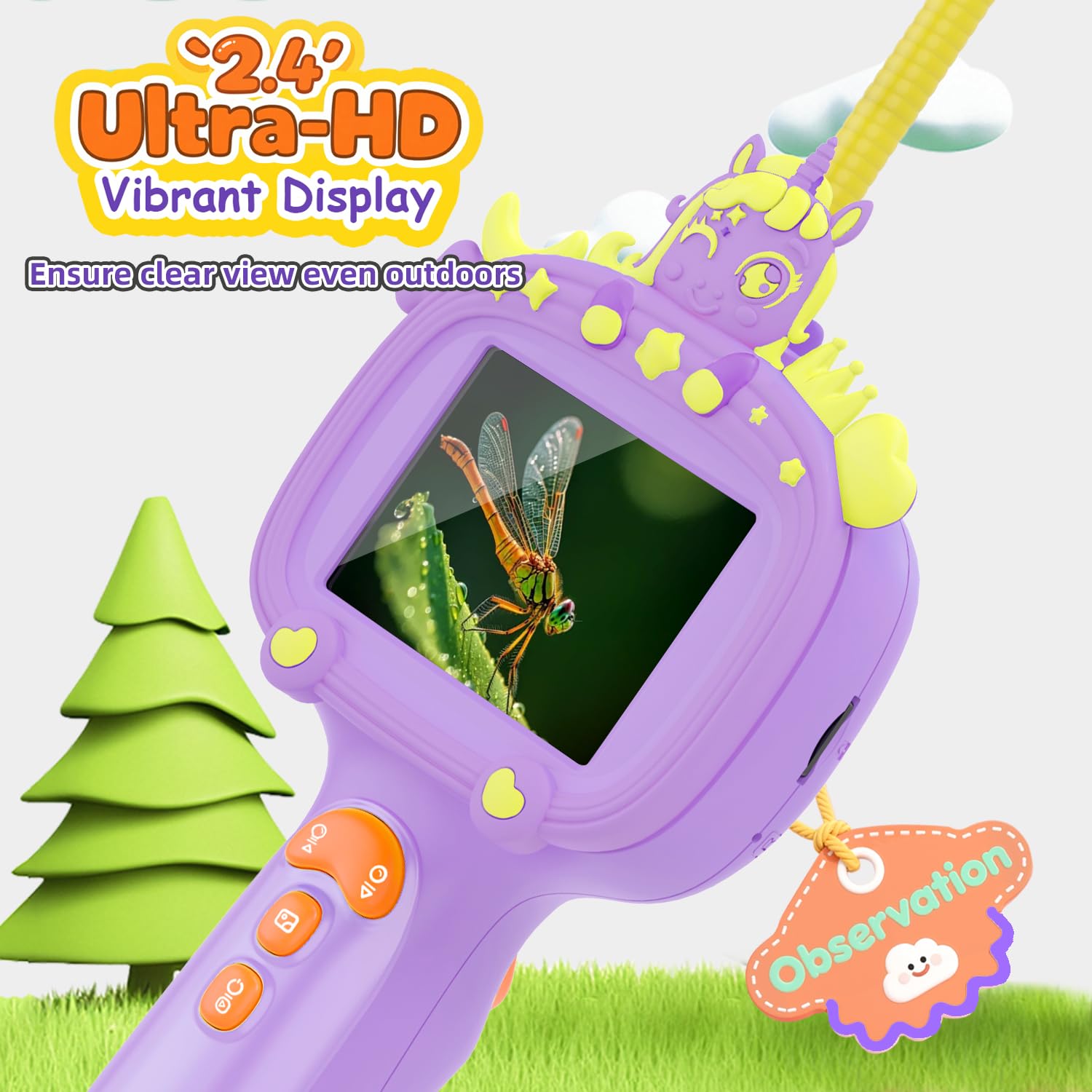 Duskeep camera stores up to 100 snaps for memorable nature discoveries during camping.