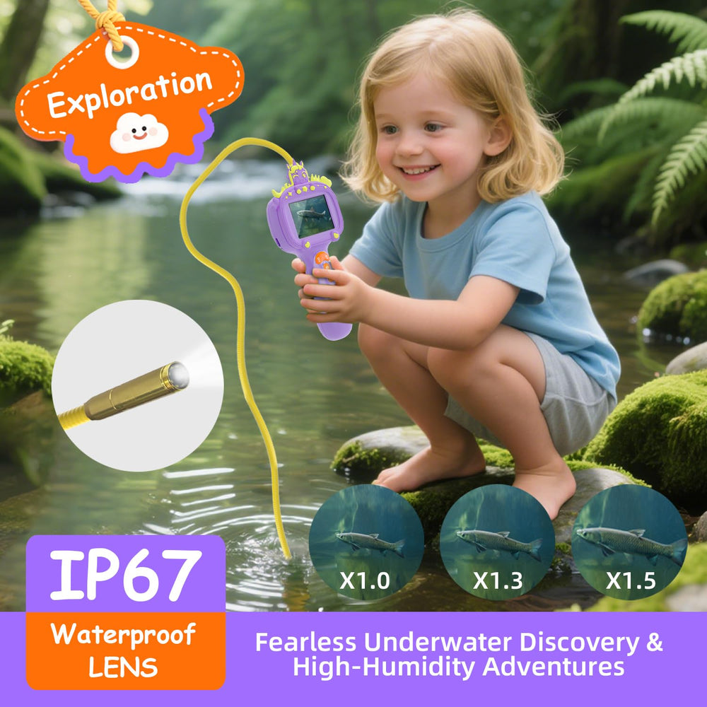 Duskeep snake camera with a 31.5-inch reach helps access hard-to-reach spots.