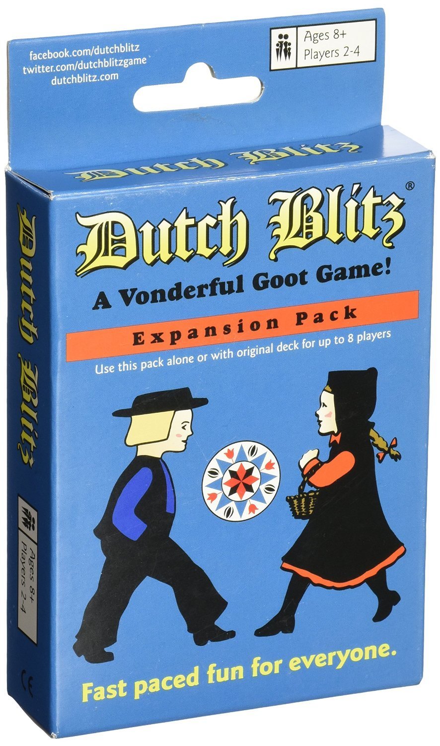 Dutch Blitz Expansion Pack blue cards illustrate new color cues for faster rounds