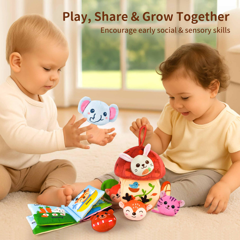 Duwagtry crinkle textures stimulate baby senses