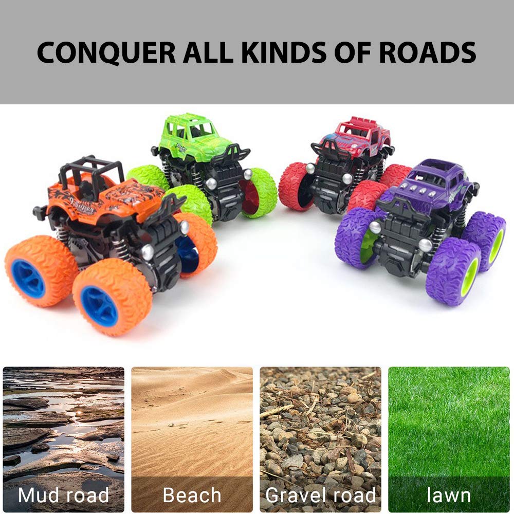 Duyfioa Monster Trucks gift ready box makes birthdays easier to gift.