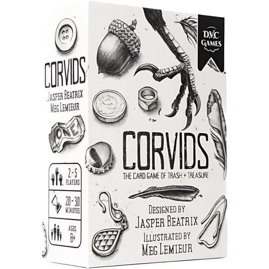 DVC Games Corvids card flip shows quick turns and reveals for a cozy night