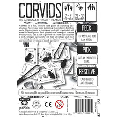 DVC Games Corvids trash card set capturing shifting piles