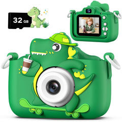 Dwfit Upgrade Selfie Kids Camera front view shows compact design for tiny hands.