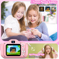 Dwfit Upgrade Selfie Kids Camera with lanyard keeps it handy during outdoor adventures.