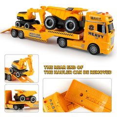 Dwi Dowellin 25-6in semi-trailer image highlighting sturdy design and kid-friendly size.