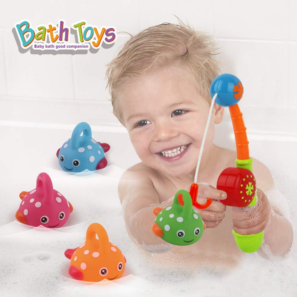 Dwi Dowellin fishing net for interactive bath fishing games