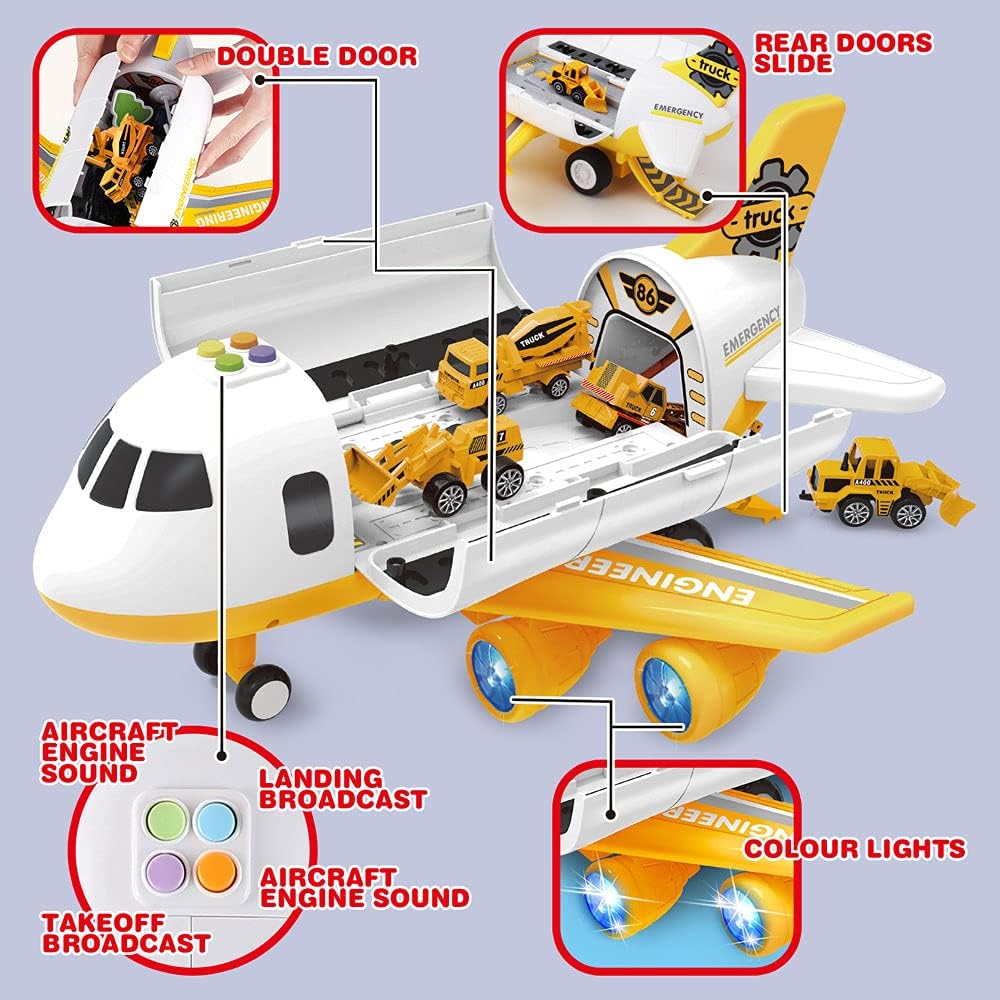 Dwi Dowellin excavator and bulldozer toys for pretend construction